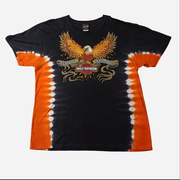 Harley-Davidson Other - 2013 Harley Davidson Reverse Tie Dye Asheville, North Carolina T-shirt